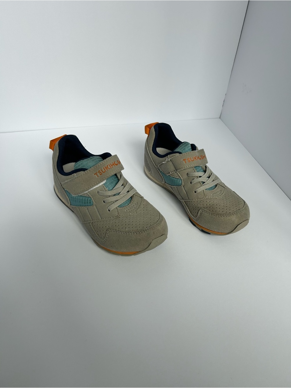 Tsukihoshi Racer Kids Grey Sneakers